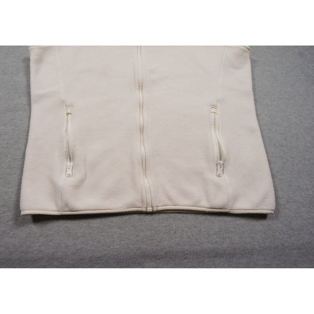 Vineyard Vines Jacket Womens Medium White Vest Fleece Full Zip Outdoors Ladies - Picture 4 of 13
